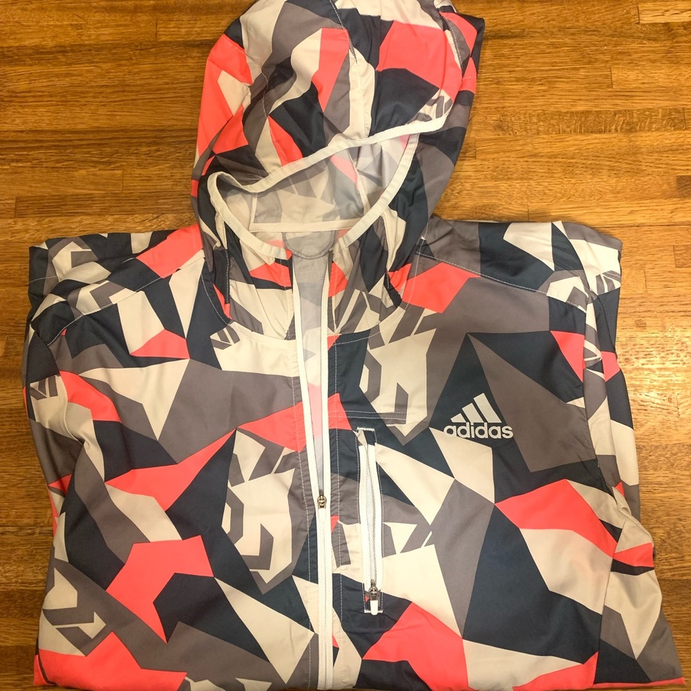 Adidas Own The Run Camo Running Jacket - image 1
